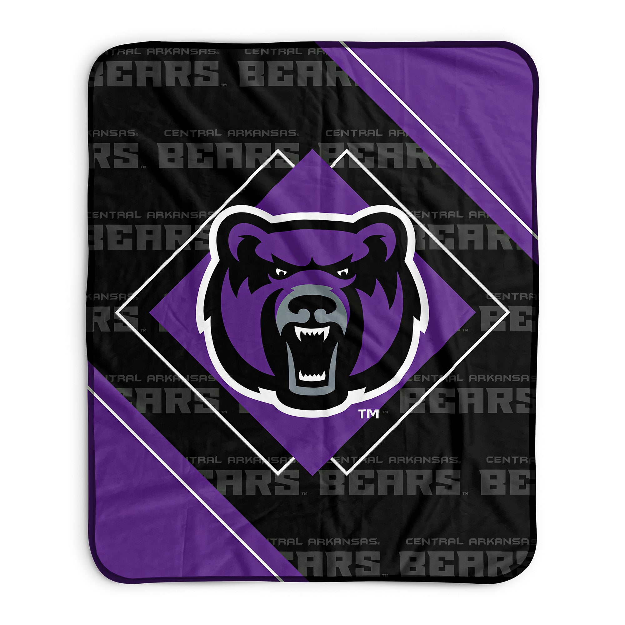 Pixsona Pixel Fleece Blankets Central Arkansas Bears Boxed Pixel Fleece Blanket