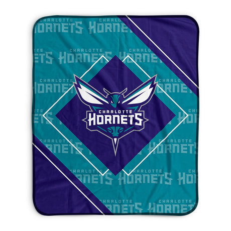 Pixsona Charlotte Hornets Boxed Pixel Fleece Blanket
