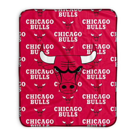 Pixsona Chicago Bulls Repeat Pixel Fleece Blanket