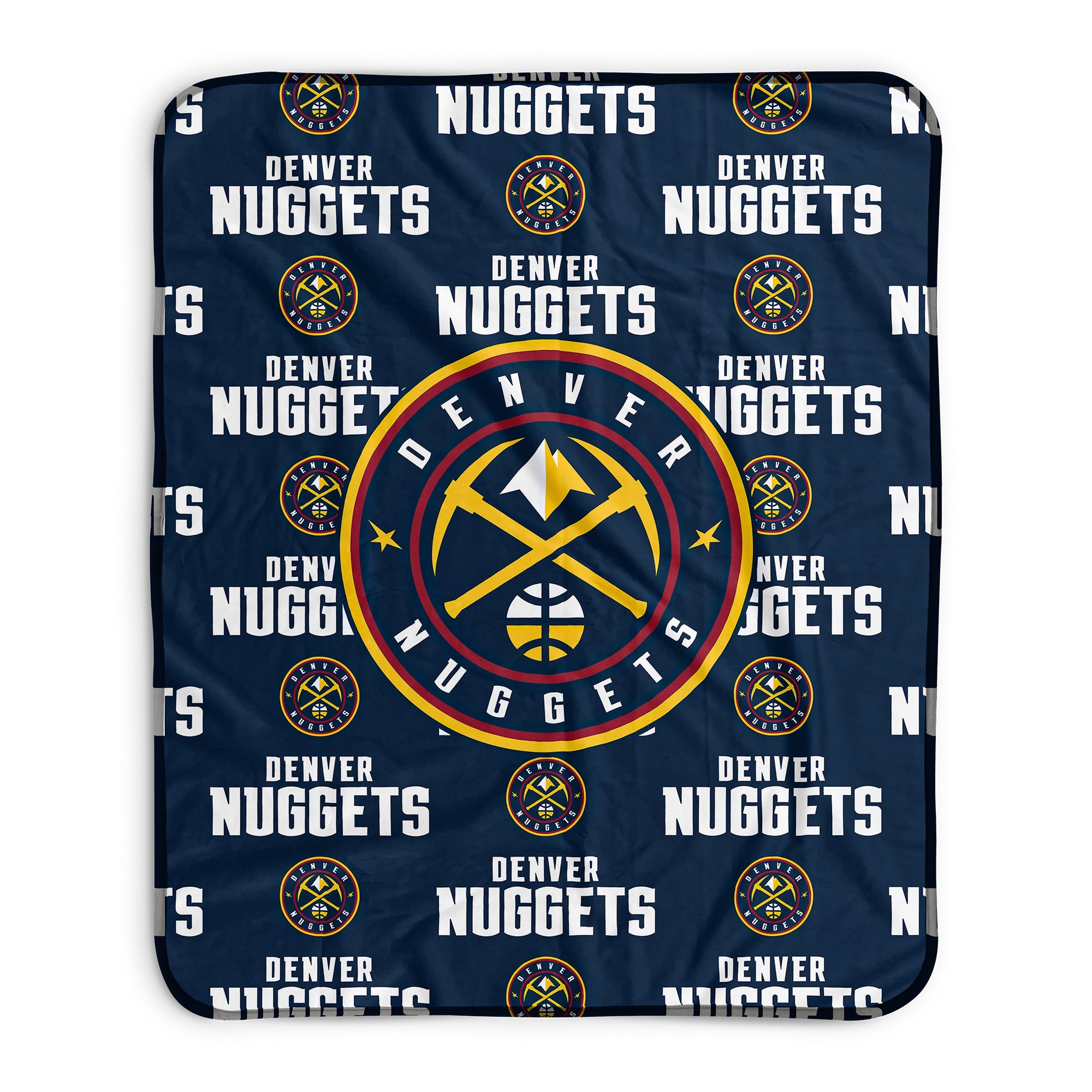 Pixsona Pixel Fleece Blankets Denver Nuggets Repeat Pixel Fleece Blanket | Personalized | Custom