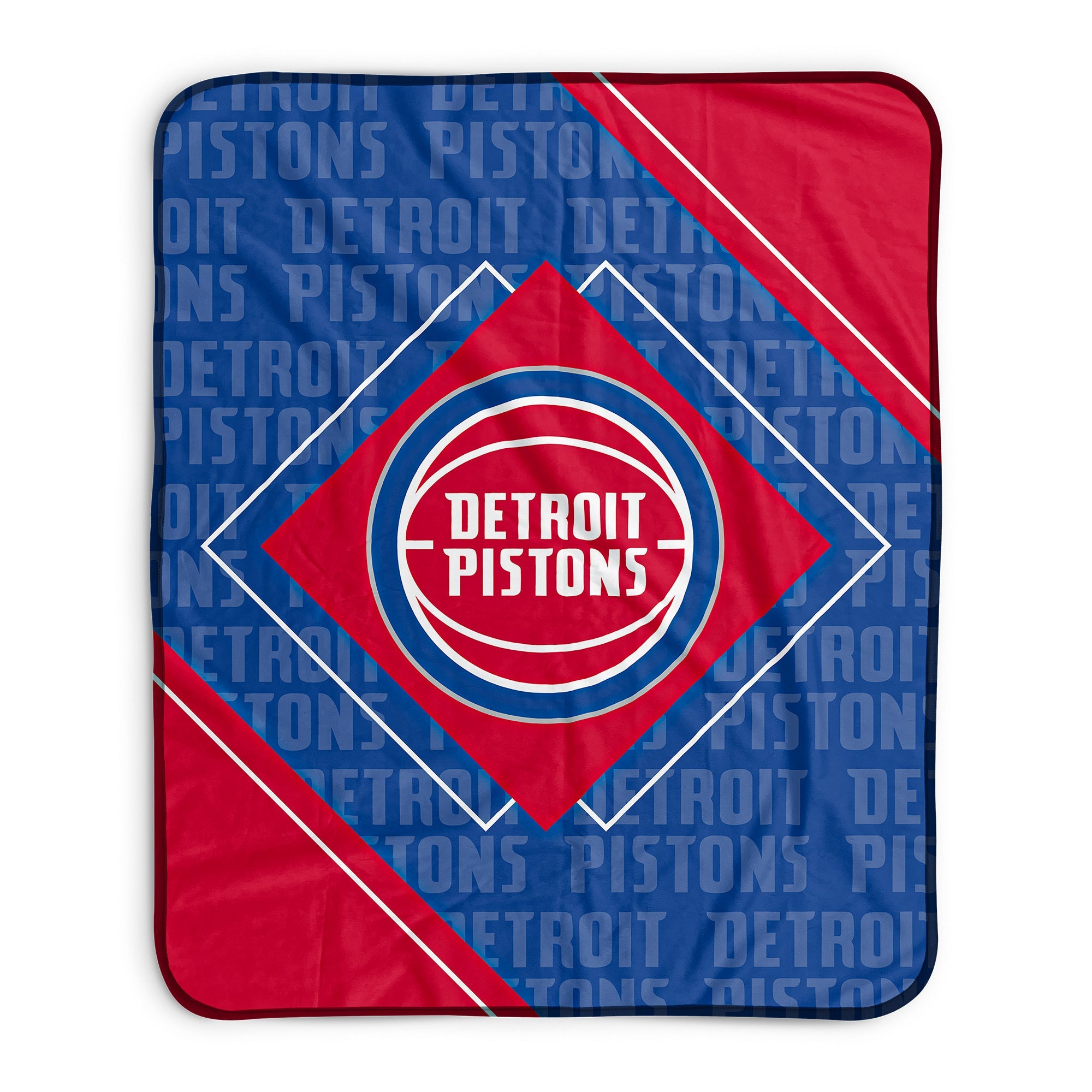 Pixsona Pixel Fleece Blankets Detroit Pistons Boxed Pixel Fleece Blanket | Personalized | Custom