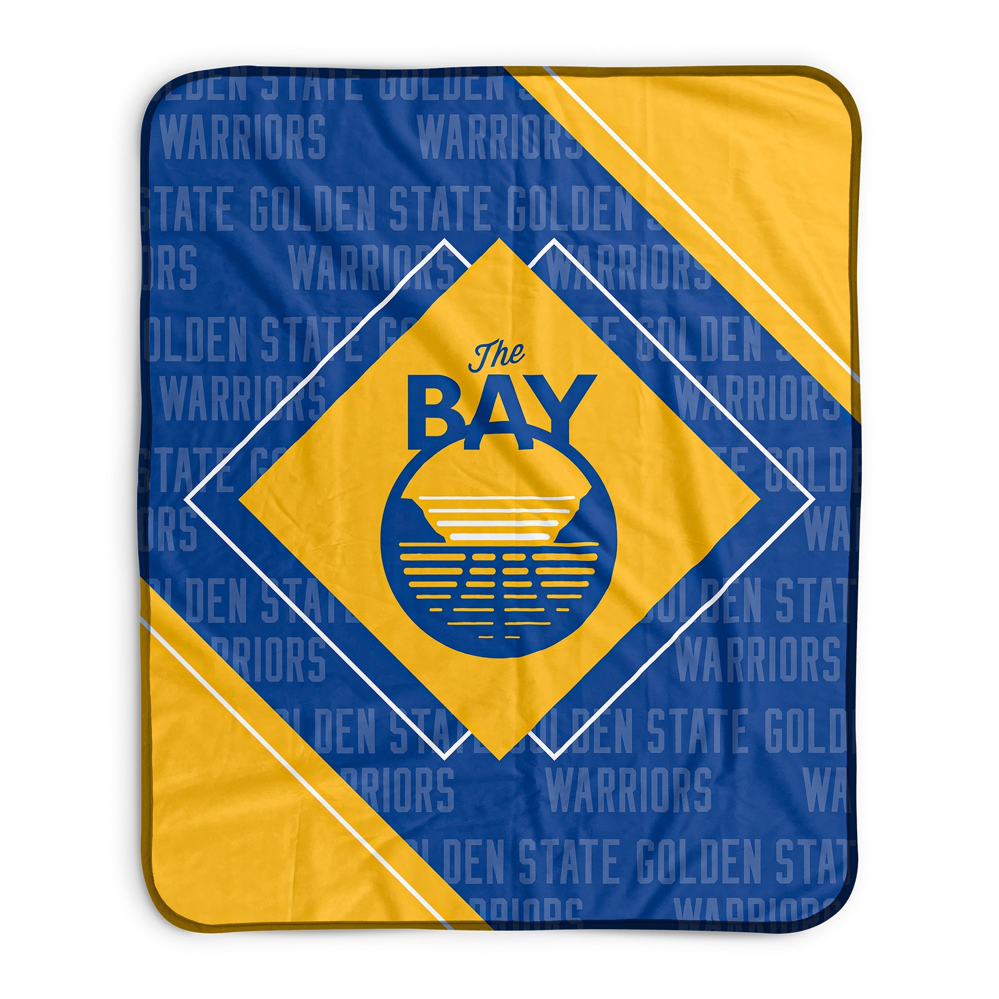 Pixsona Pixel Fleece Blankets Golden State Warriors Boxed Pixel Fleece Blanket | Personalized | Custom