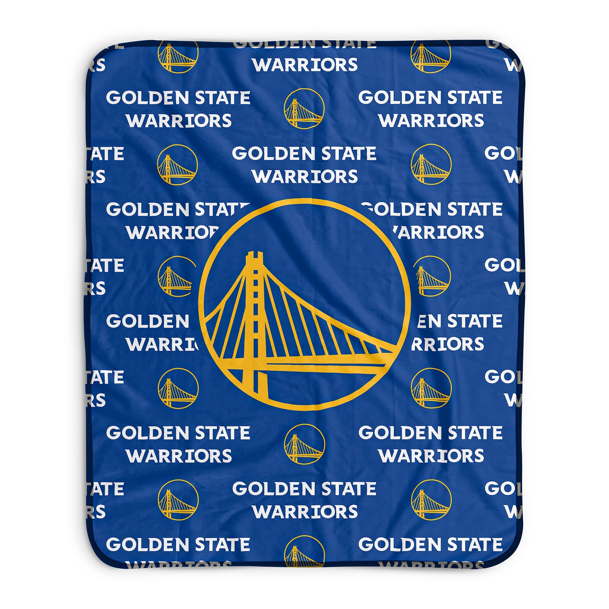 Pixsona Pixel Fleece Blankets Golden State Warriors Repeat Pixel Fleece Blanket | Personalized | Custom