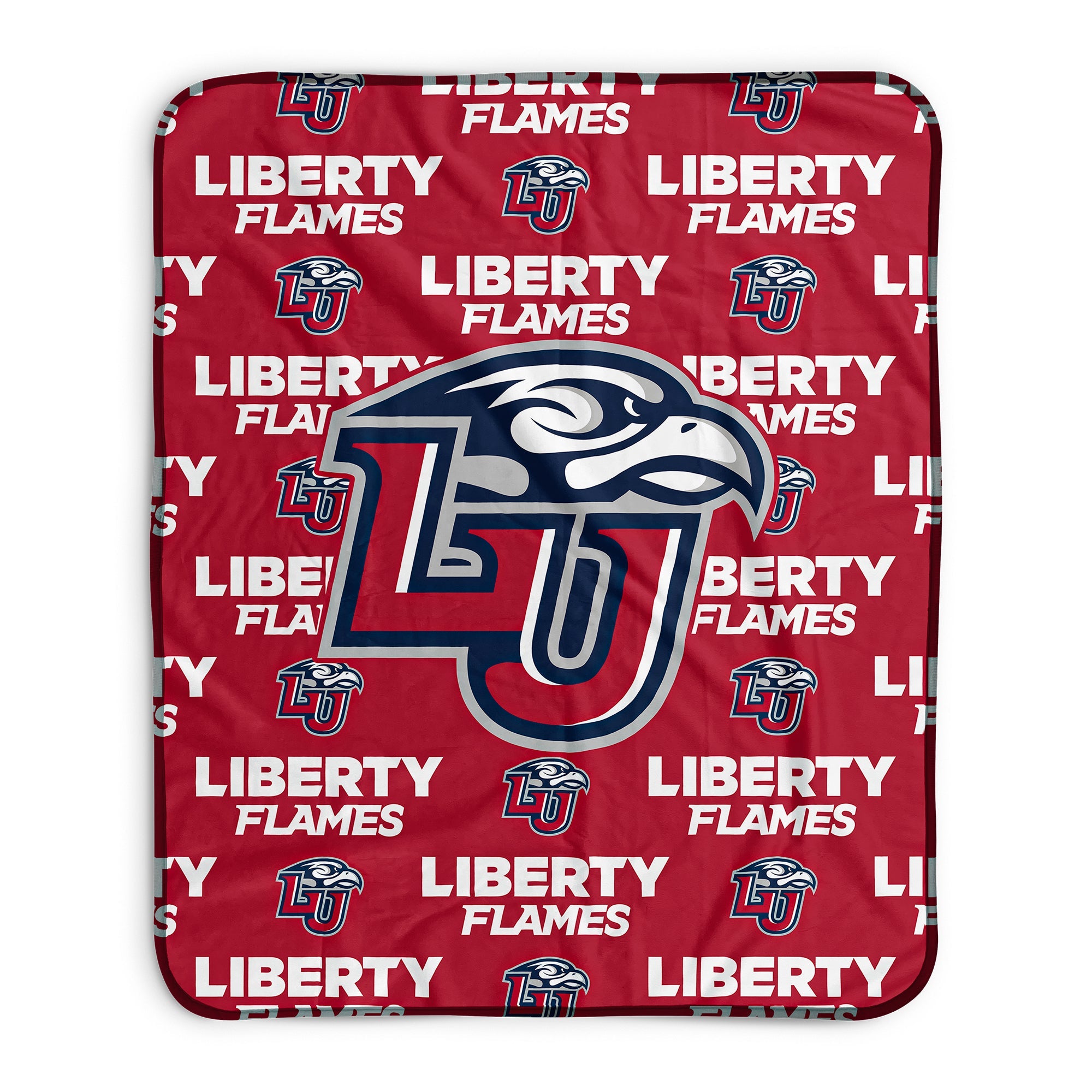 Pixsona Pixel Fleece Blankets Liberty Flames Repeat Pixel Fleece Blanket
