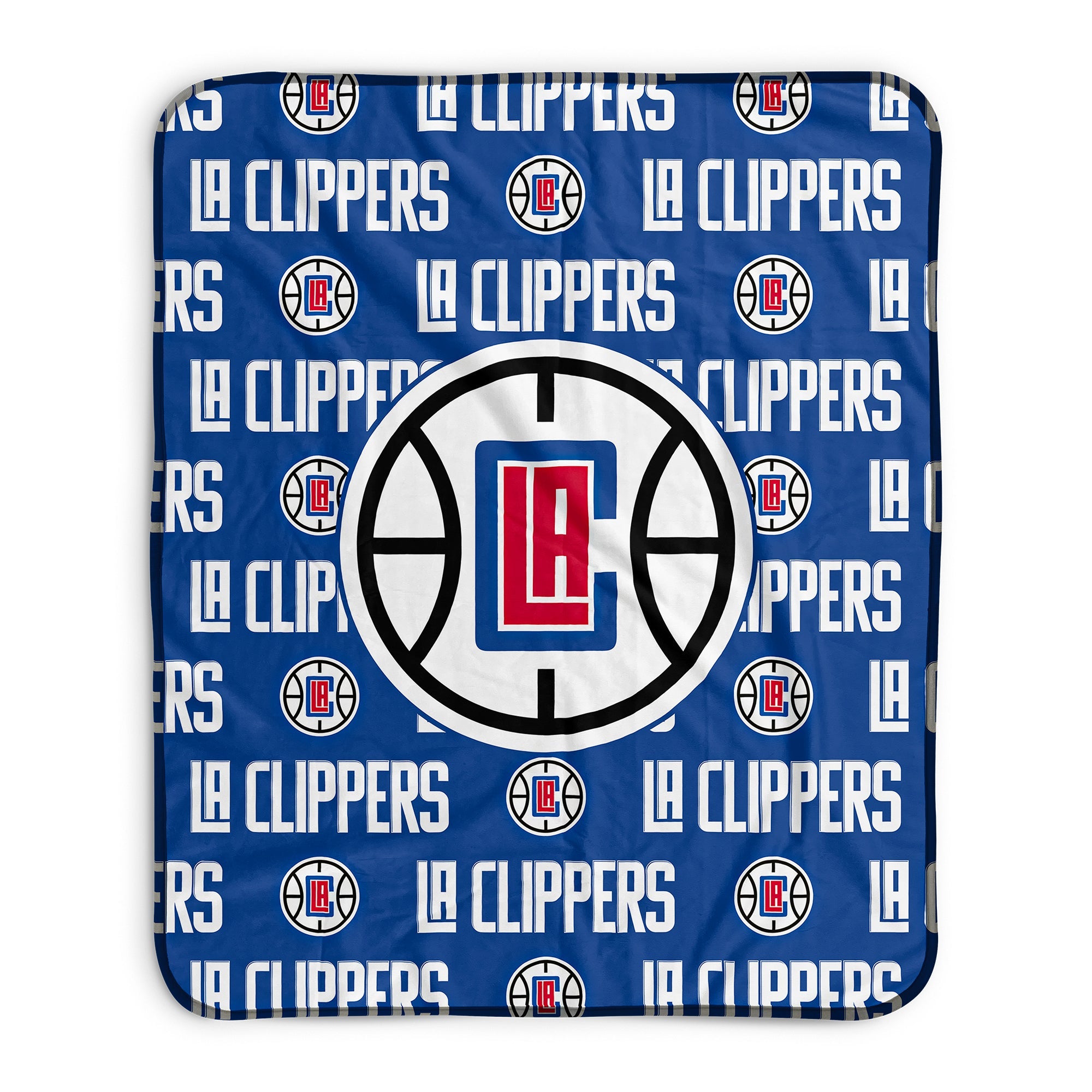 Pixsona Pixel Fleece Blankets Los Angeles Clippers Repeat Pixel Fleece Blanket