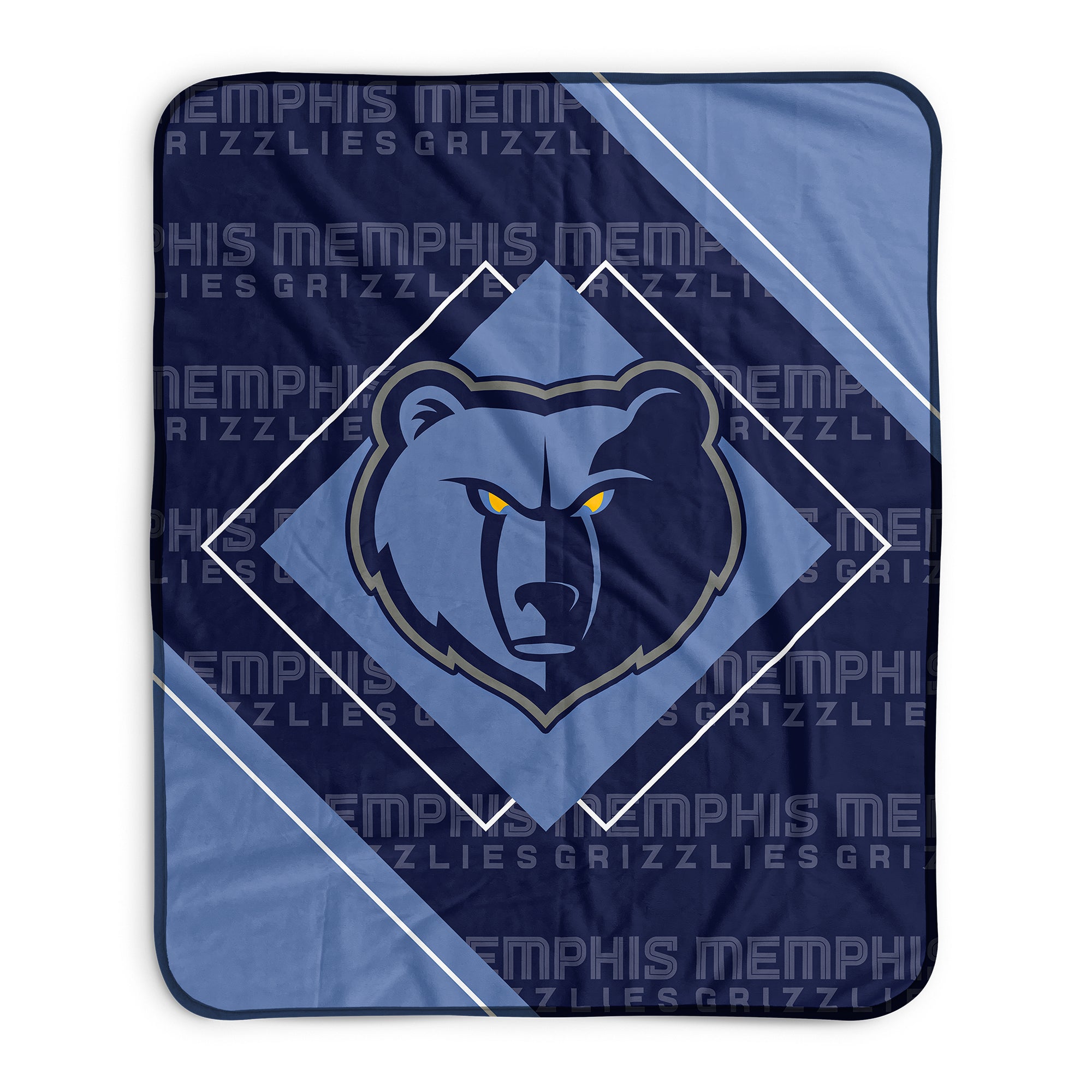 Pixsona Pixel Fleece Blankets Memphis Grizzlies Boxed Pixel Fleece Blanket