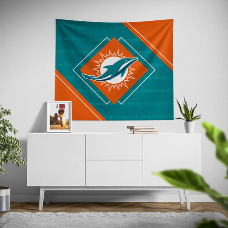 Pixsona Miami Dolphins Boxed Tapestry