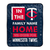 Pixsona Minnesota Twins Cheer Pixel Fleece Blanket | Personalized | Custom