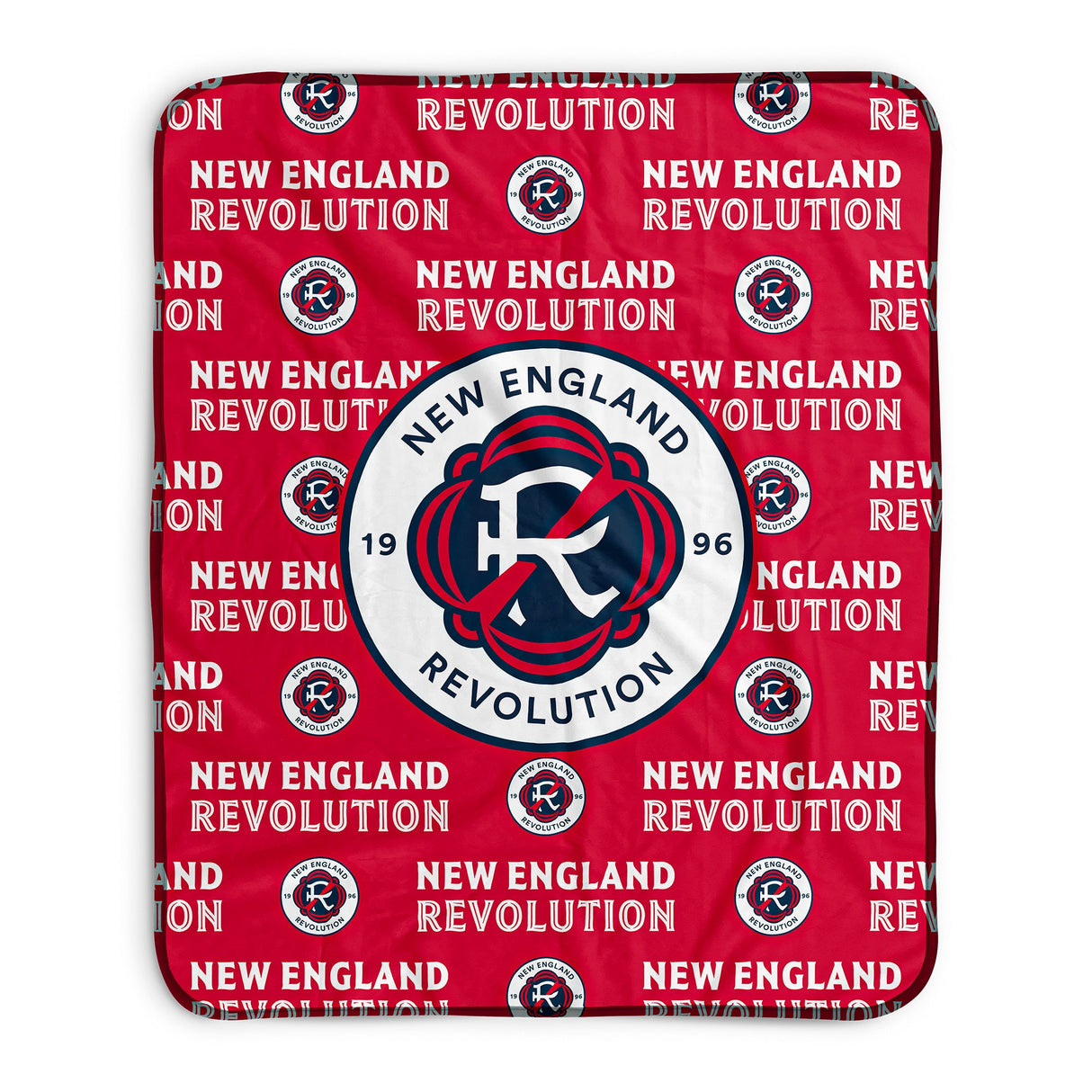 Pixsona New England Revolution Repeat Pixel Fleece Blanket