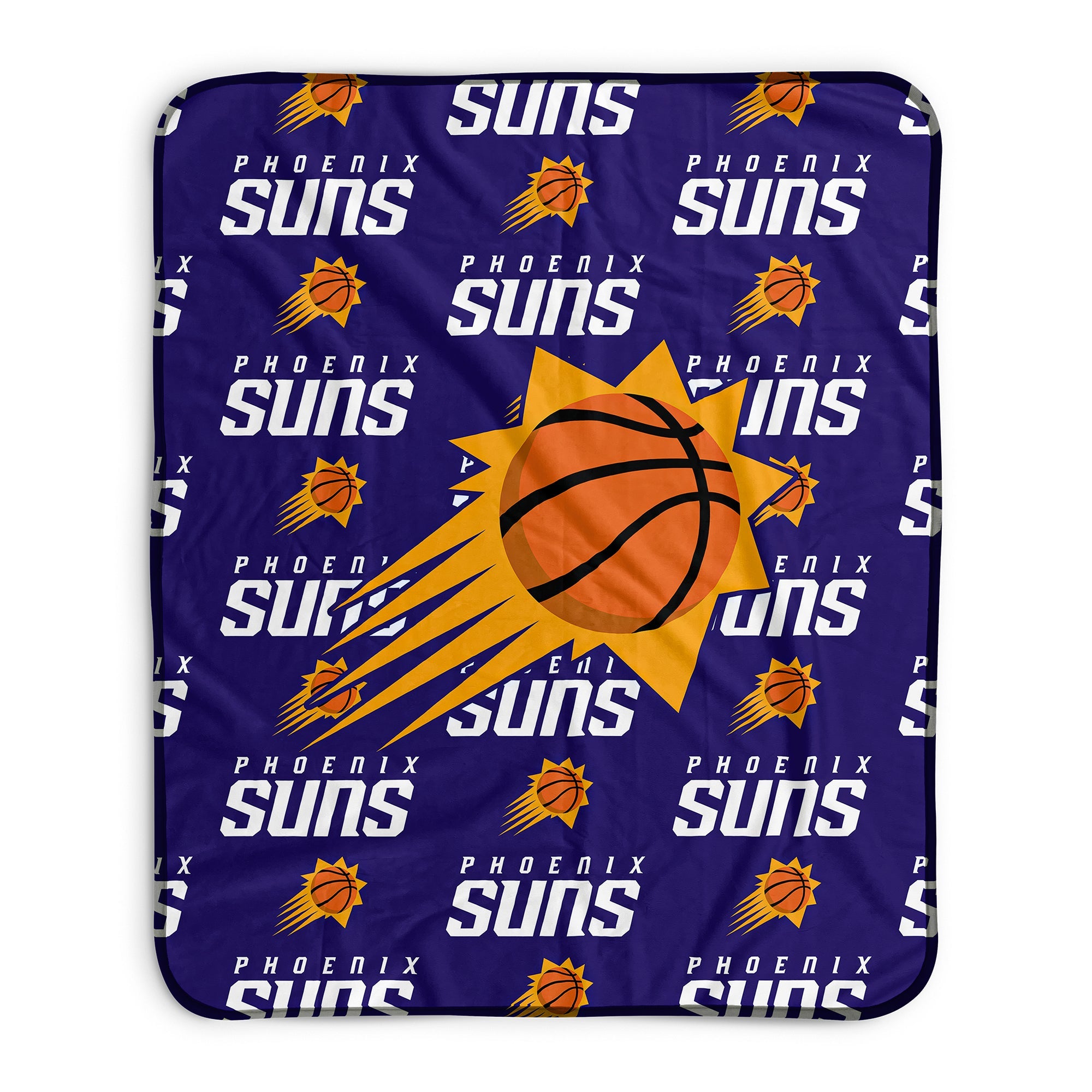 Pixsona Pixel Fleece Blankets Phoenix Suns Repeat Pixel Fleece Blanket