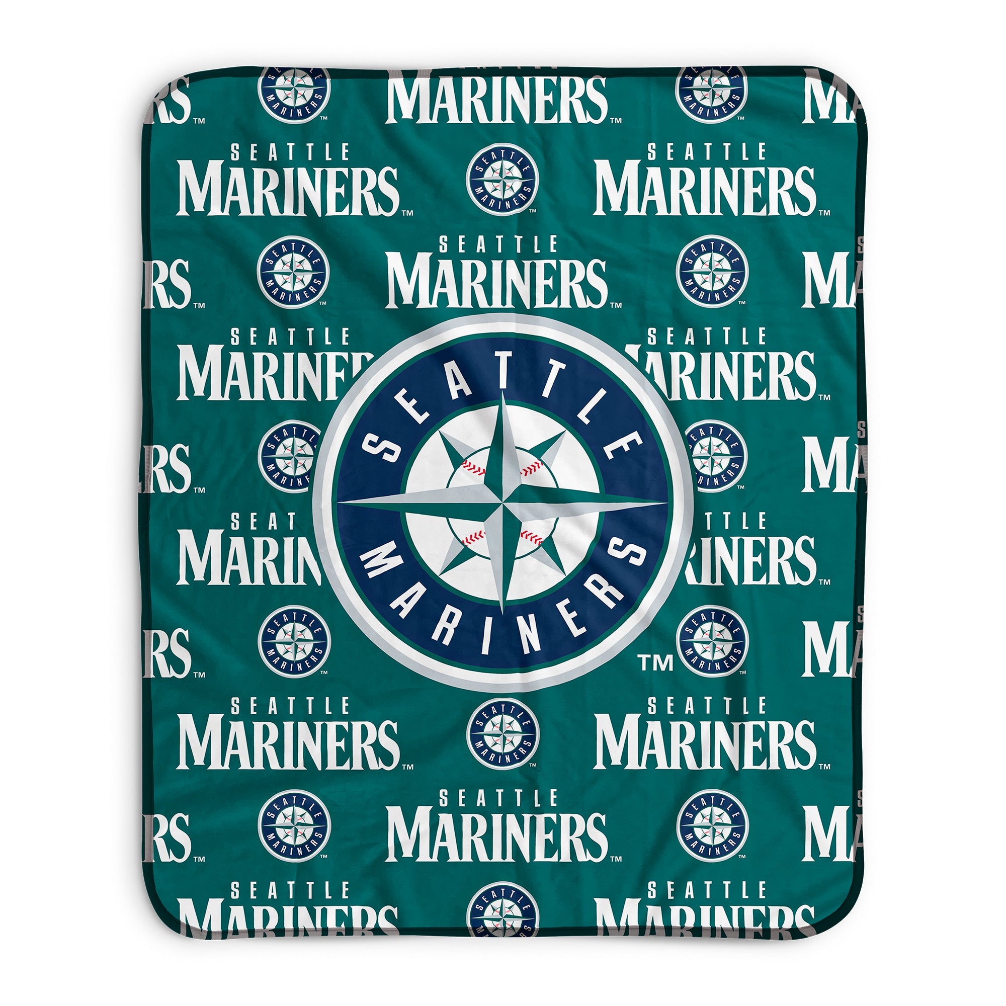 Pixsona Pixel Fleece Blankets Seattle Mariners Repeat Pixel Fleece Blanket