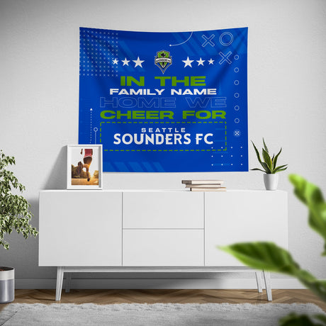 Pixsona Seattle Sounders FC Cheer Tapestry | Personalized | Custom