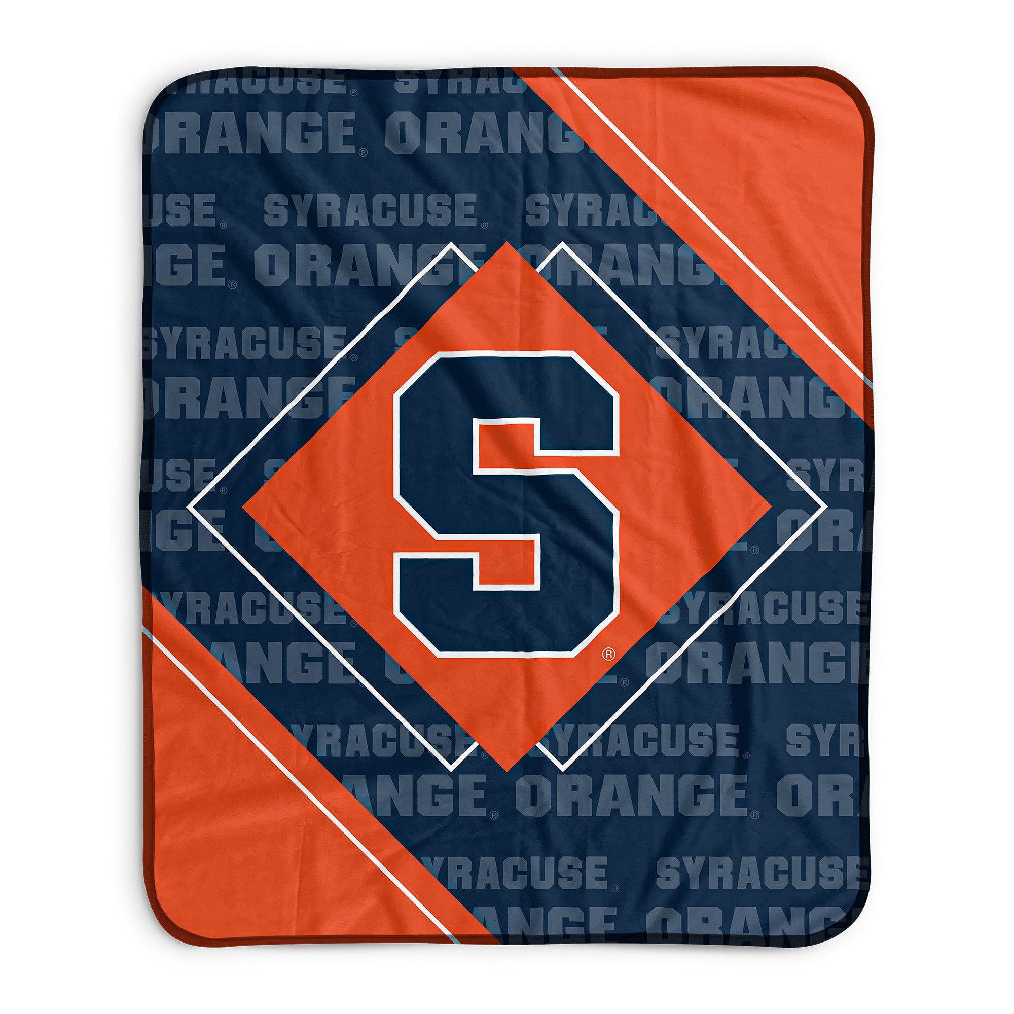Pixsona Pixel Fleece Blankets Syracuse Orange Boxed Pixel Fleece Blanket