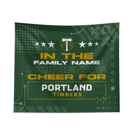 Pixsona Portland Timbers Cheer Tapestry | Personalized | Custom