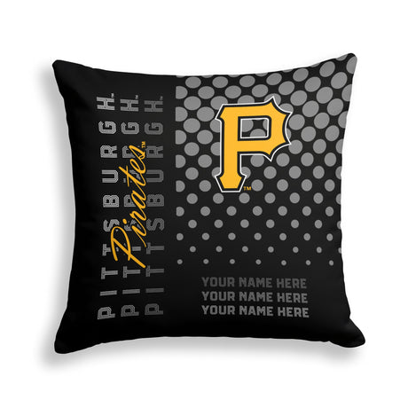 Pixsona Pittsburgh Pirates Halftone Throw Pillow | Personalized | Custom