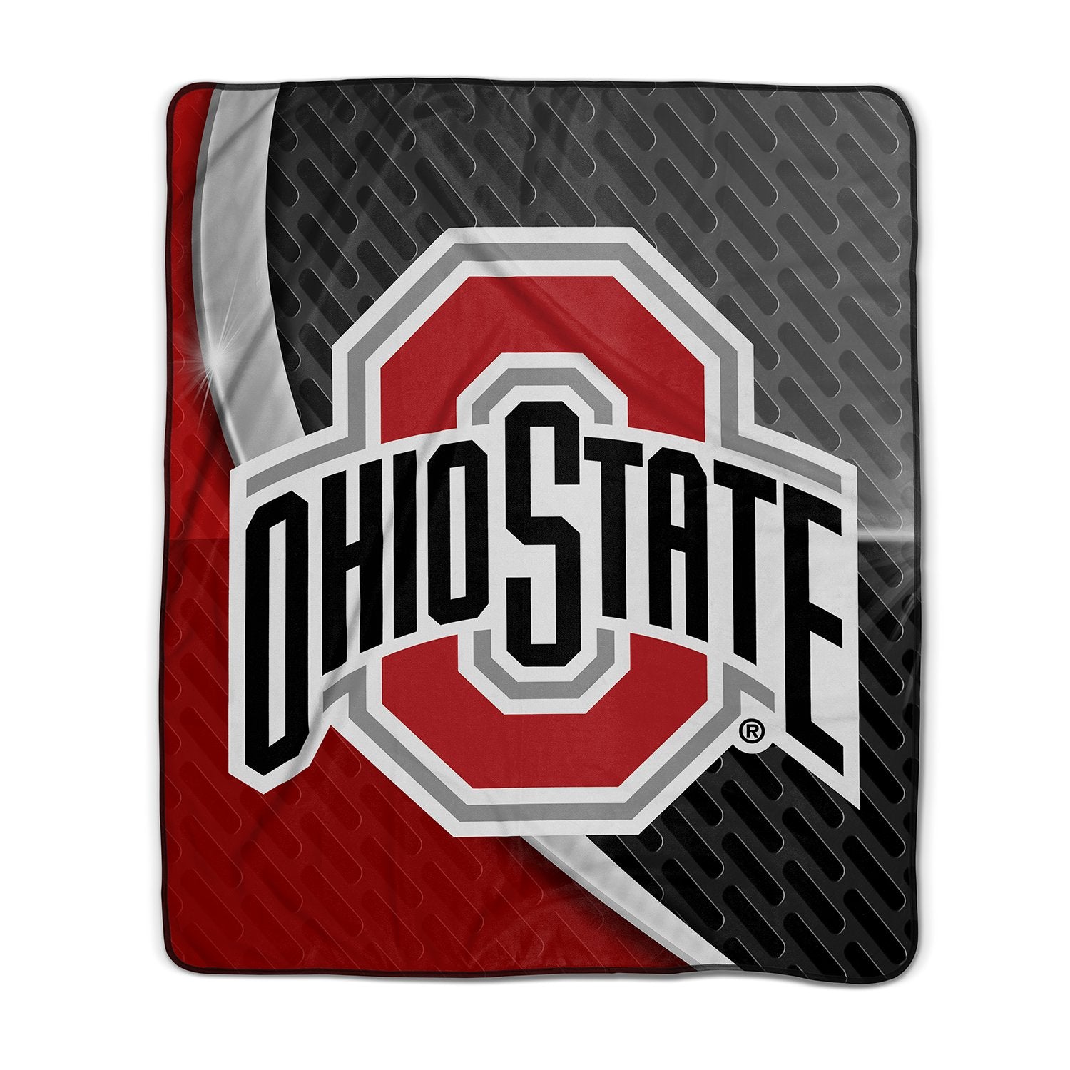 Pixsona Pixel Fleece Licensed Ohio State Flash Pixel Fleece Blanket | Personalized | Custom