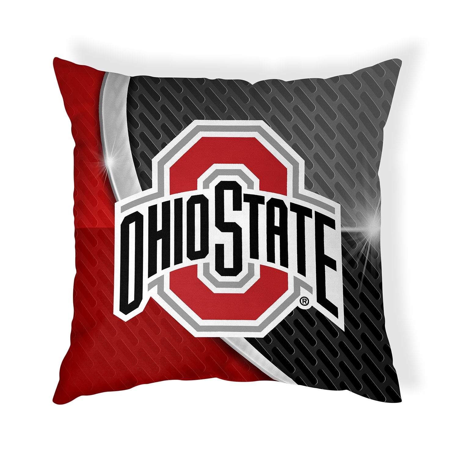 Pixsona Throw Pillows Licensed Ohio State Flash Throw Pillow | Personalized | Custom