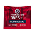Pixsona New England Revolution Skyline Tapestry | Personalized | Custom