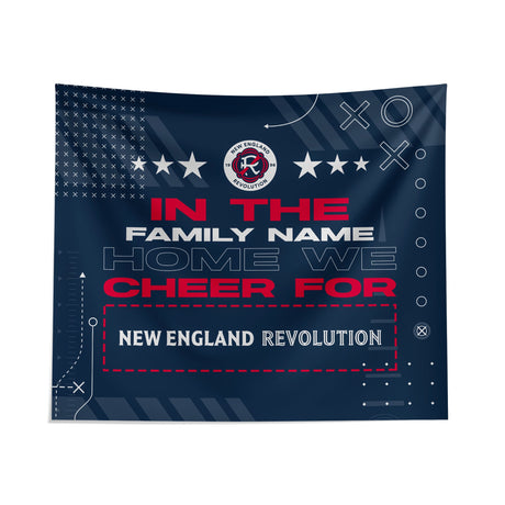 Pixsona New England Revolution Cheer Tapestry | Personalized | Custom