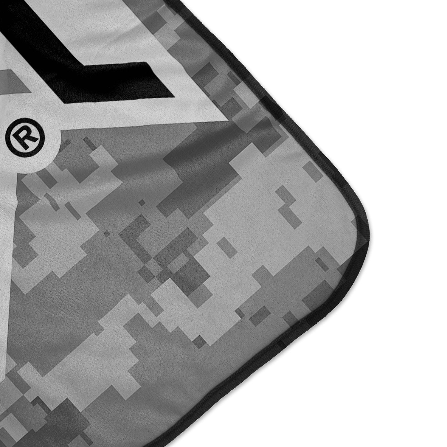 Pixsona Pixel Fleece Licensed Ohio State Buckeye Camo Pixel Fleece Blanket | Personalized | Custom