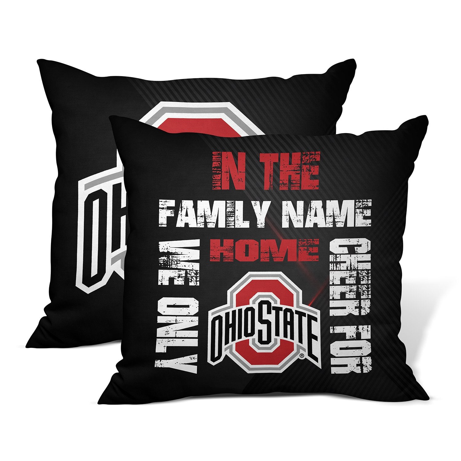 Pixsona Throw Pillows Licensed Ohio State Buckeyes Cheer For Throw Pillow | Personalized | Custom