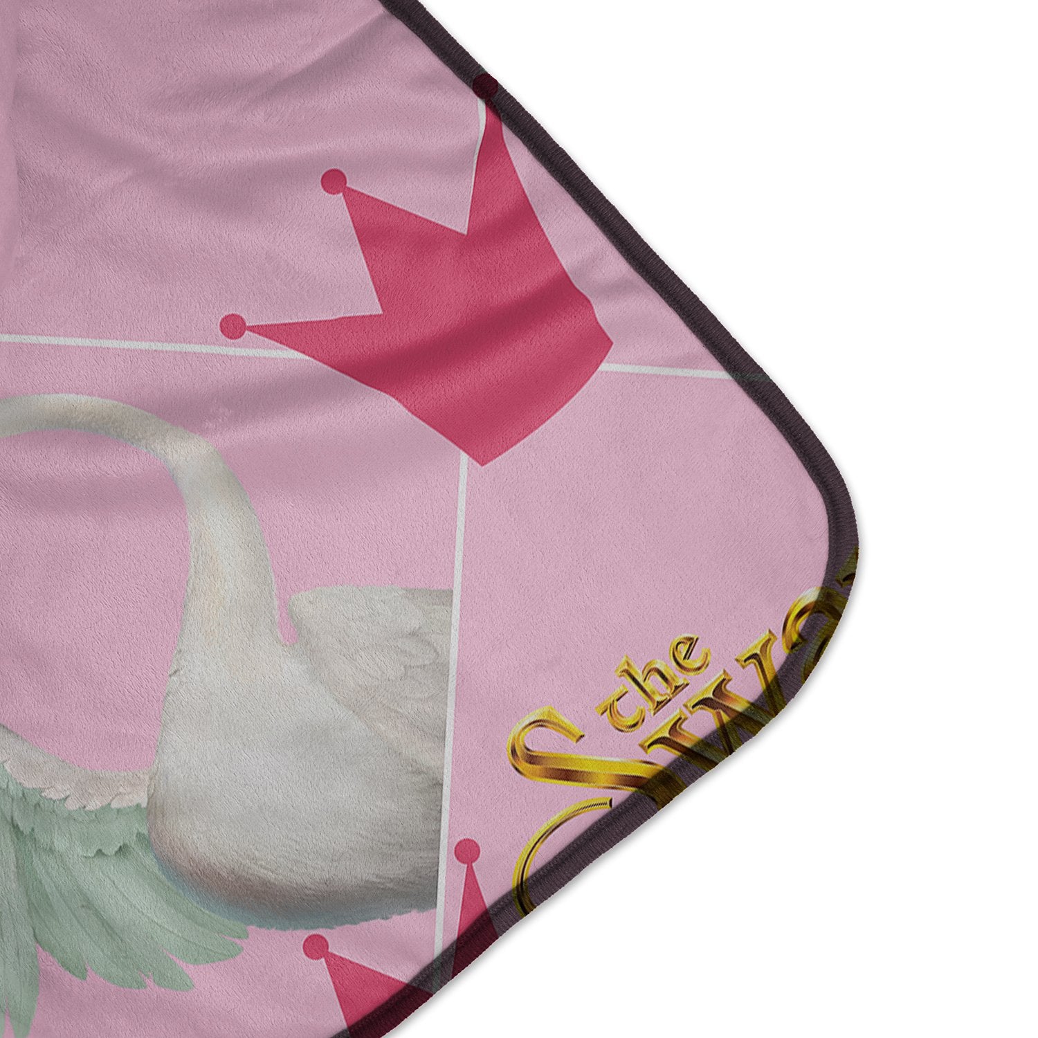 Pixsona Pixel Fleece Licensed Swan Princess Pattern Pixel Fleece Blanket