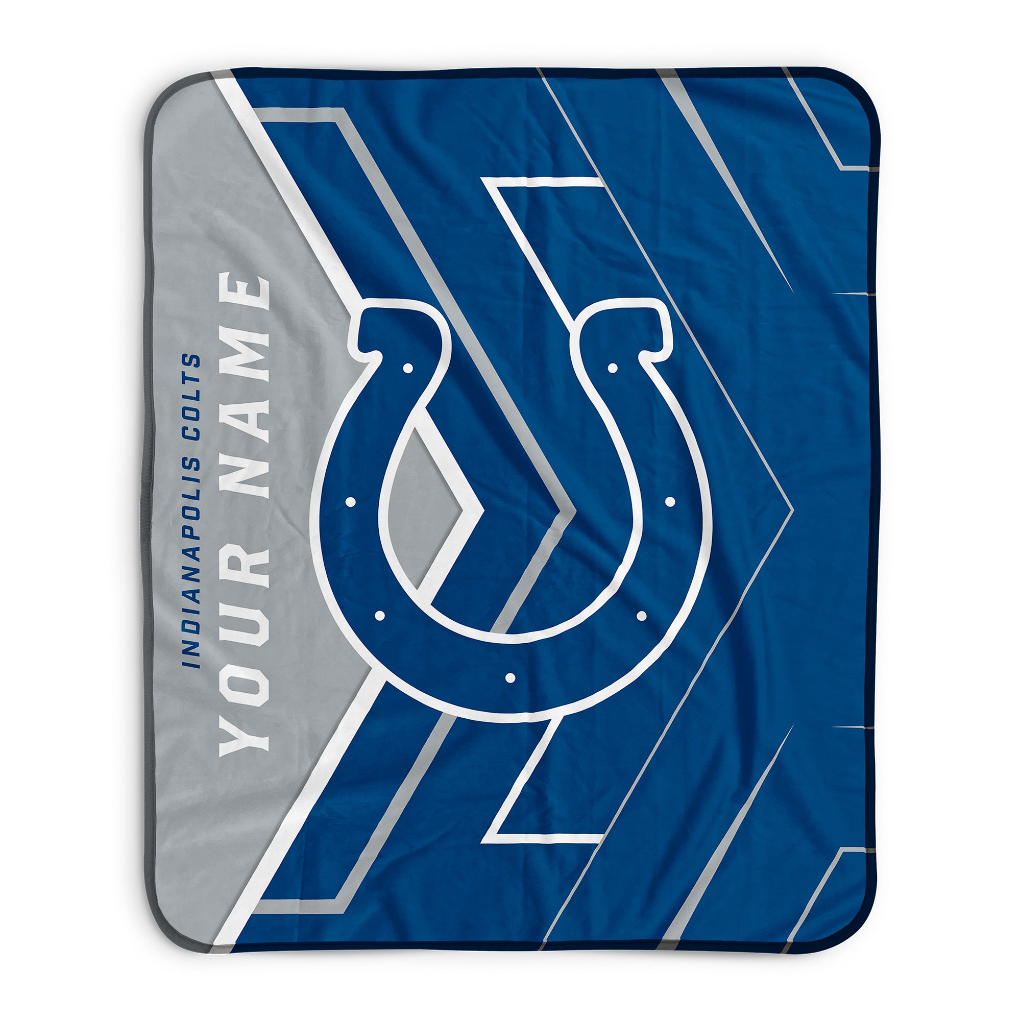 Pixsona Indianapolis Colts Glow Pixel Fleece Blanket | Personalized | Custom