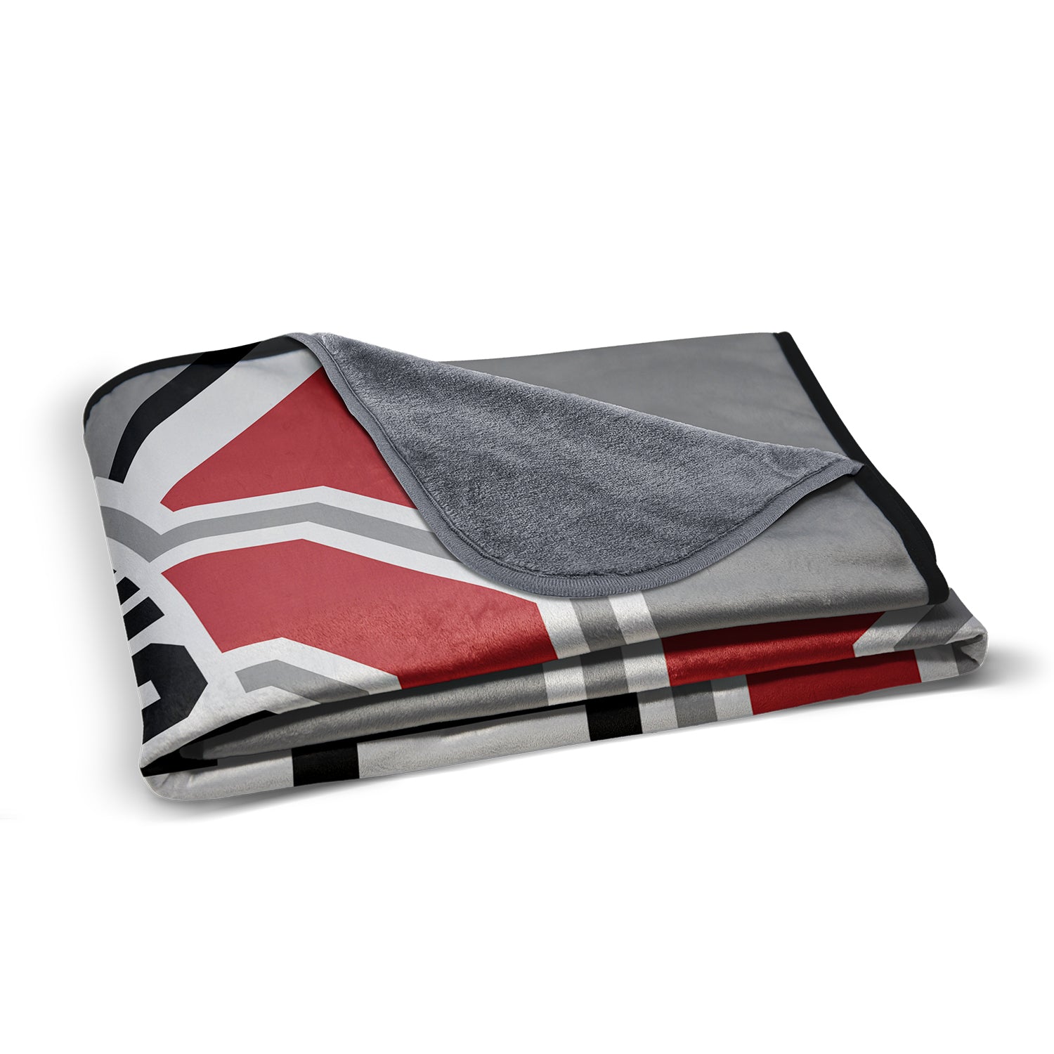 Pixsona Pixel Fleece Blankets Ohio State Buckeyes Stripe Pixel Fleece Blanket | Personalized | Custom