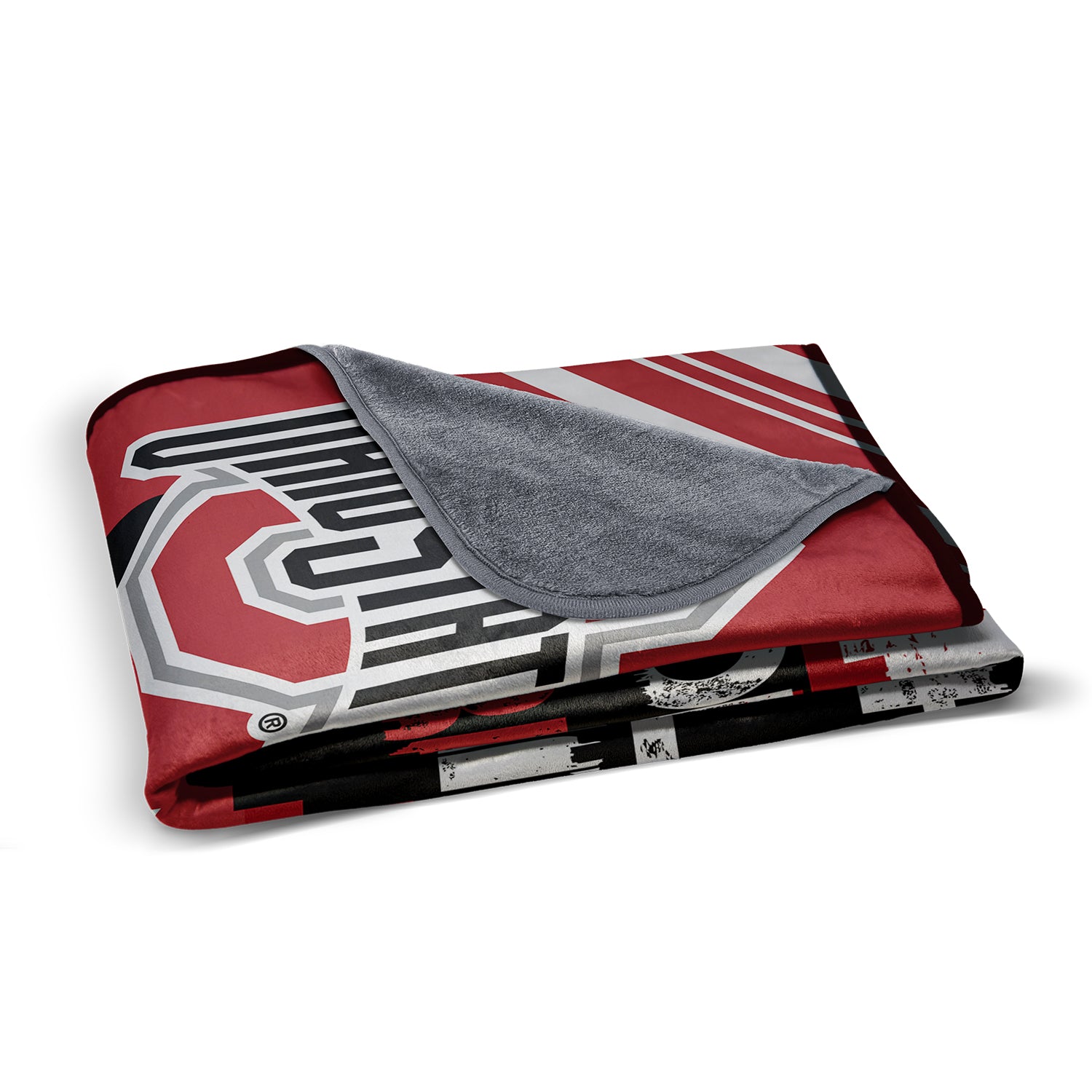 Pixsona Pixel Fleece Blankets The Ohio State Buckeyes Skyline Pixel Fleece Blanket | Personalized | Custom