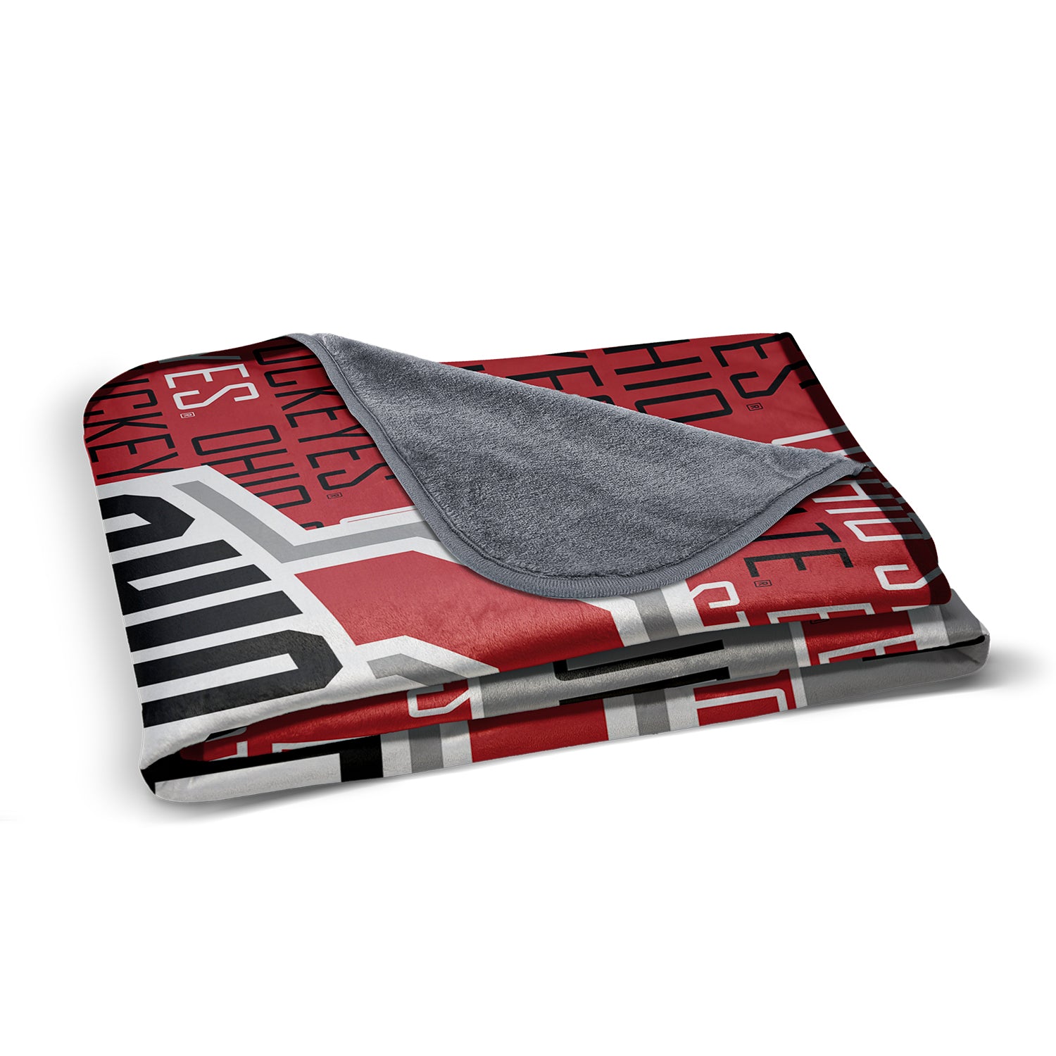 Pixsona Pixel Fleece Blankets Ohio State Buckeyes Name Pattern Pixel Fleece Blanket | Personalized | Custom