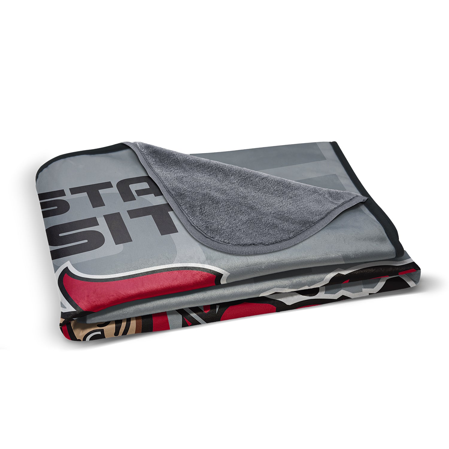 Pixsona Pixel Fleece Blankets Ohio State Brutus Run Pixel Fleece Blanket | Personalized | Custom