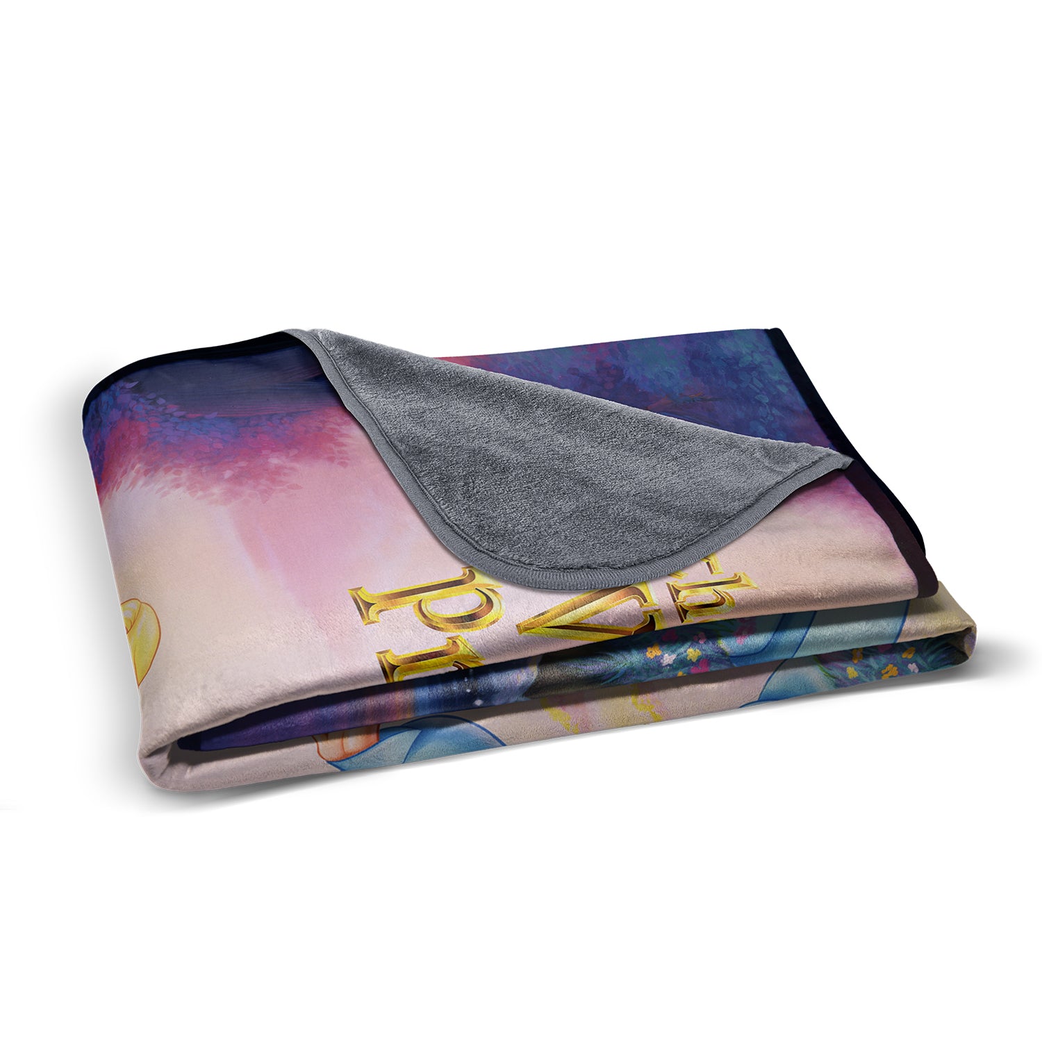 Pixsona Pixel Fleece Blankets Swan Princess Forest Poster Pixel Fleece Blanket