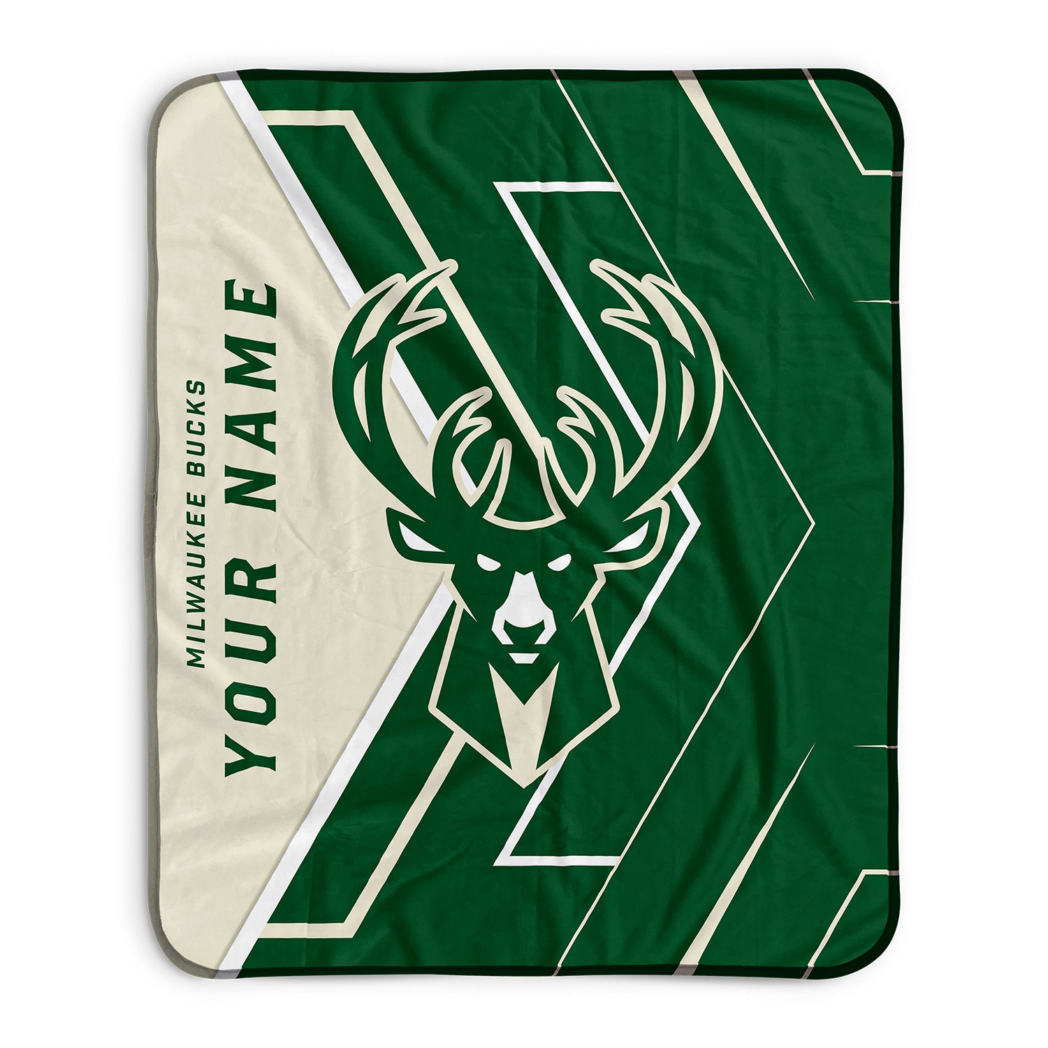 Pixsona Milwaukee Bucks Glow Pixel Fleece Blanket | Personalized | Custom