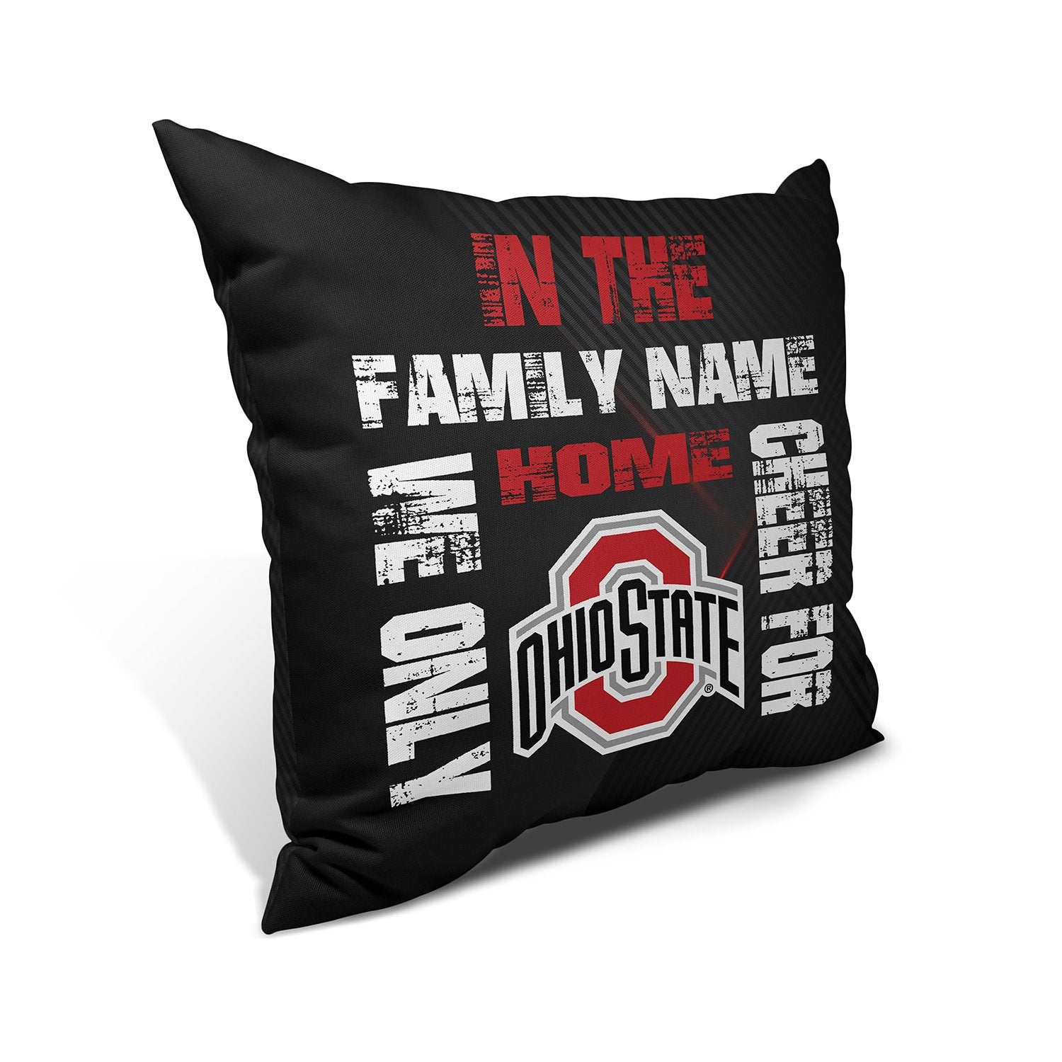 Pixsona Throw Pillows Licensed Ohio State Buckeyes Cheer For Throw Pillow | Personalized | Custom