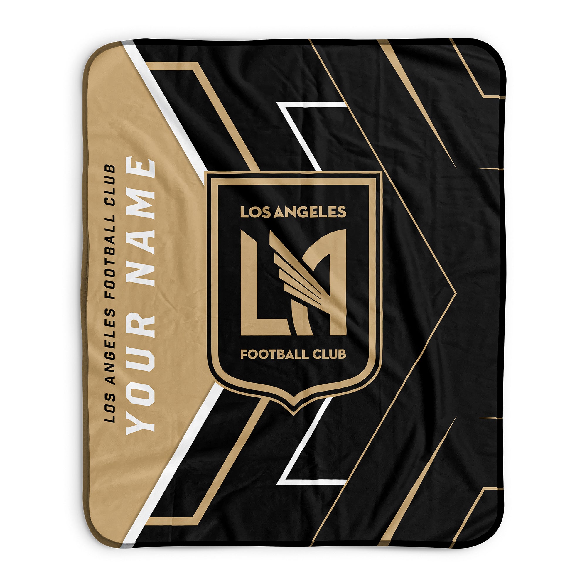 Pixsona Los Angeles Football Club Glow Pixel Fleece Blanket | Personalized | Custom