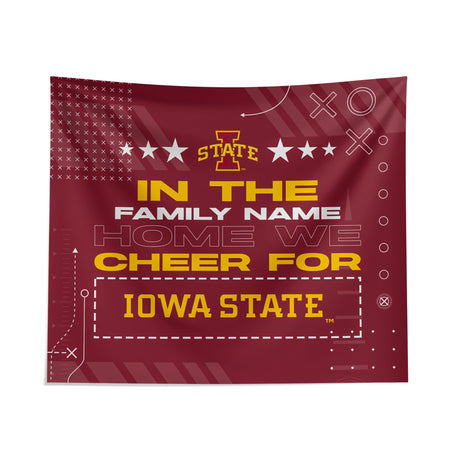 Pixsona Iowa State Cyclones Cheer Tapestry | Personalized | Custom