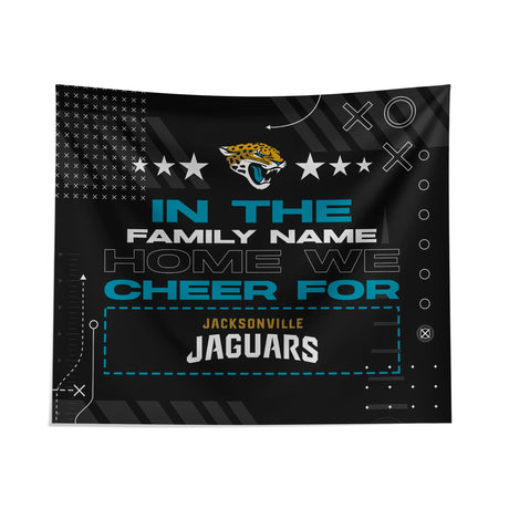 Pixsona Jacksonville Jaguars Cheer Tapestry | Personalized | Custom