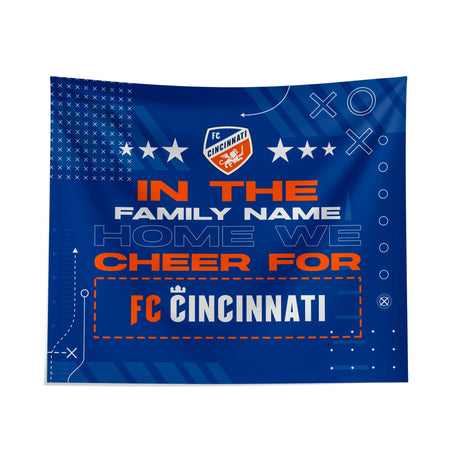 Pixsona FC Cincinnati Cheer Tapestry | Personalized | Custom