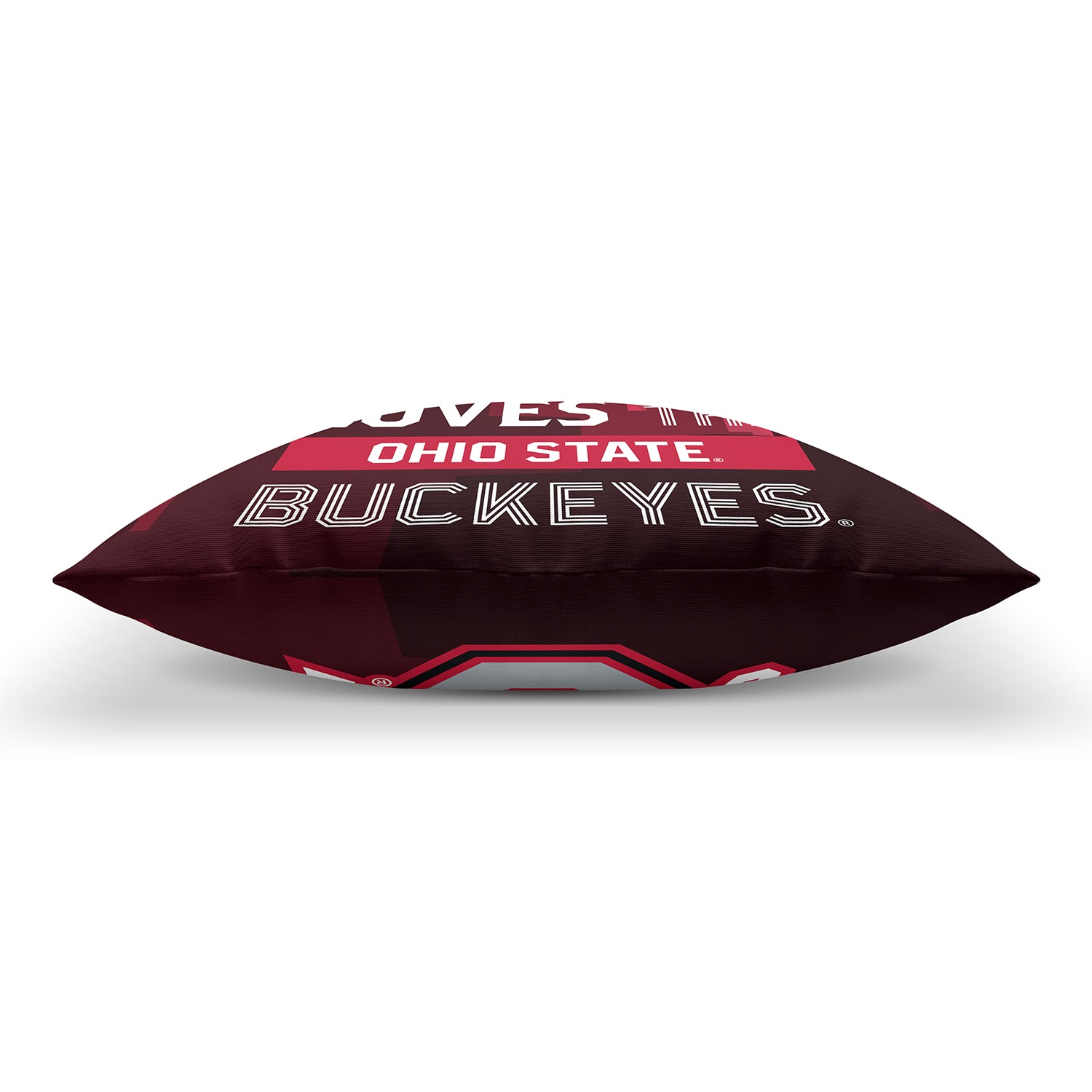 Pixsona Throw Pillows Licensed Ohio State Buckeyes Skyline Throw Pillow | Personalized | Custom