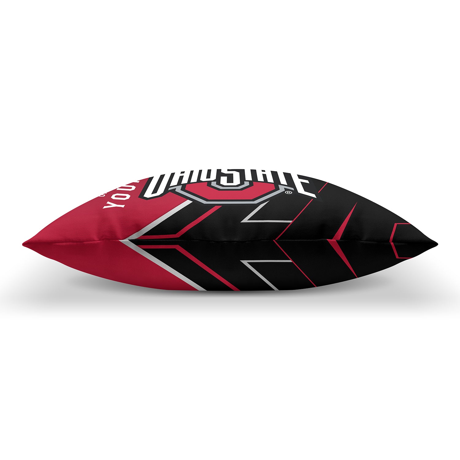 Pixsona Throw Pillows Licensed Ohio State Buckeyes Glow Throw Pillow | Personalized | Custom