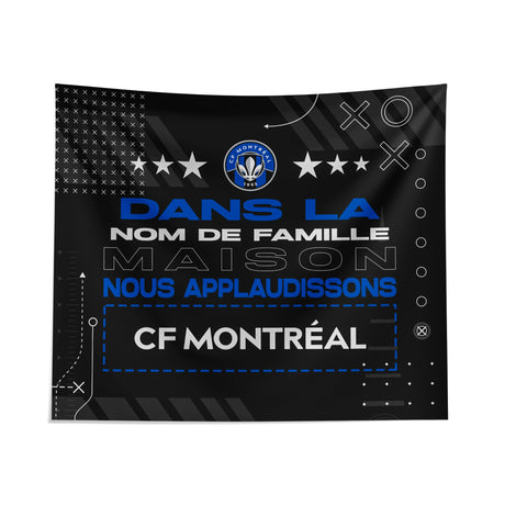 Pixsona CF Montreal Cheer Tapestry | Personalized | Custom