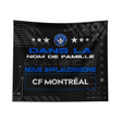 Pixsona CF Montreal Cheer Tapestry | Personalized | Custom