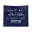 Pixsona Memphis Grizzlies Cheer Tapestry | Personalized | Custom
