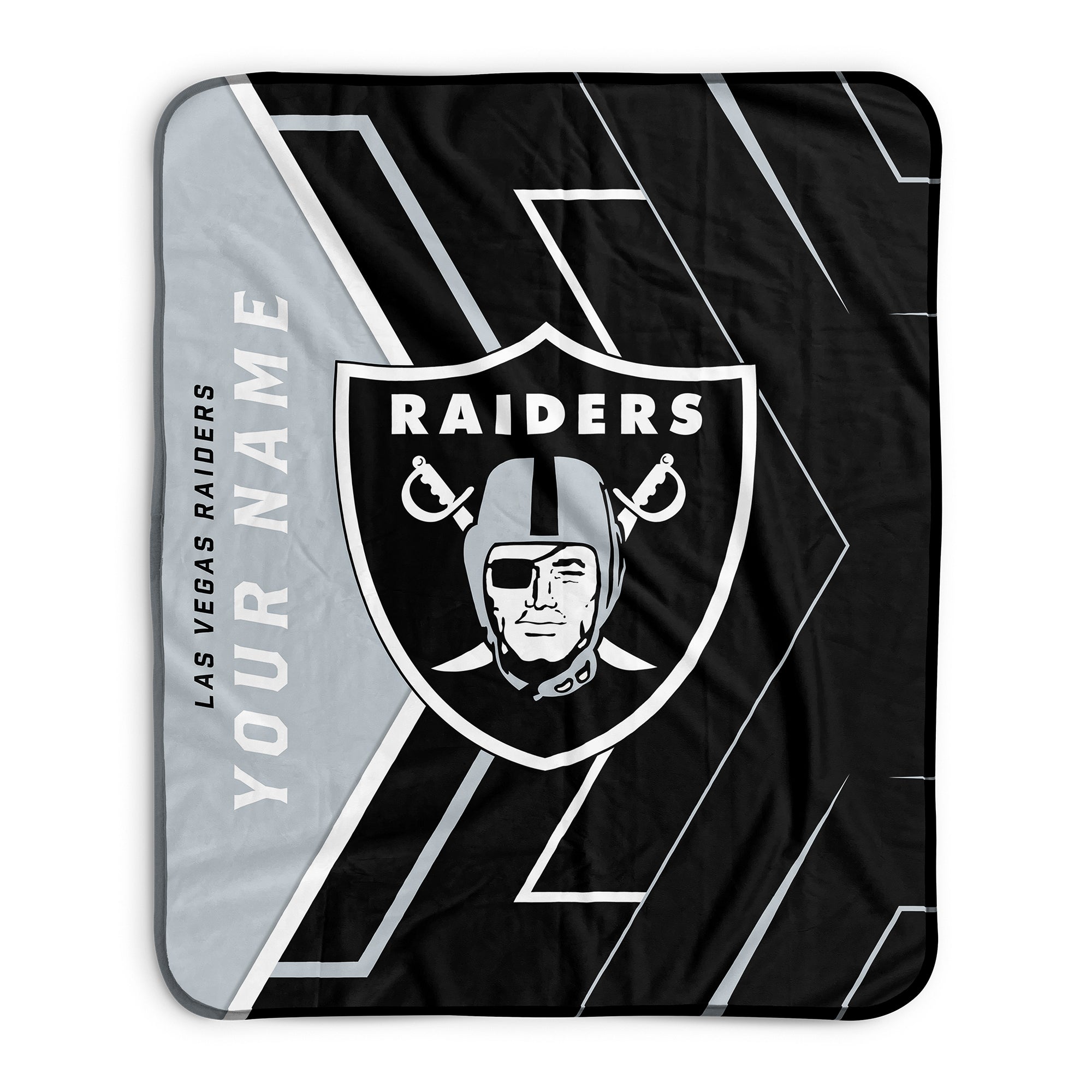 Pixsona Las Vegas Raiders Glow Pixel Fleece Blanket | Personalized | Custom