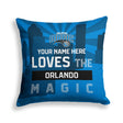 Pixsona Orlando Magic Skyline Throw Pillow | Personalized | Custom