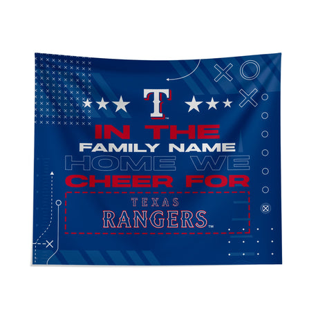 Pixsona Texas Rangers Cheer Tapestry | Personalized | Custom