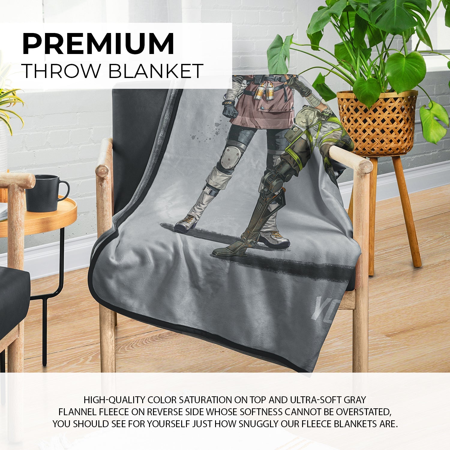 Pixsona Pixel Fleece Licensed Apex Legends Game On Pixel Fleece Blanket | Personalized | Custom