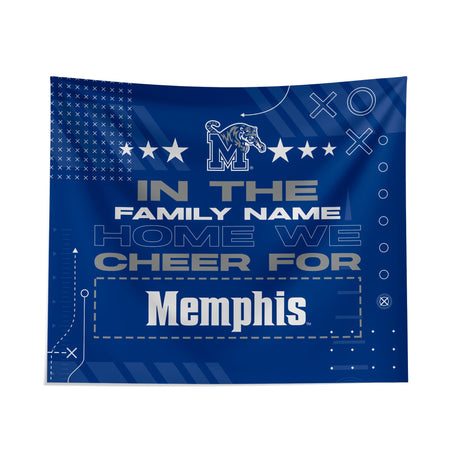 Pixsona Memphis Tigers Cheer Tapestry | Personalized | Custom