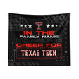 Pixsona Texas Tech Red Raiders Cheer Tapestry | Personalized | Custom
