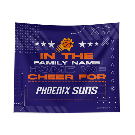 Pixsona Phoenix Suns Cheer Tapestry | Personalized | Custom